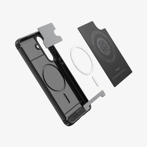 Etui Spigen Core Armor Mag MagSafe na Samsung Galaxy S25 FE - czarne matowe