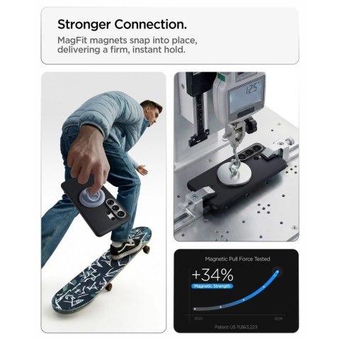 Etui Spigen Nano Pop Mag MagSafe na Samsung Galaxy S26 Ultra - czarne