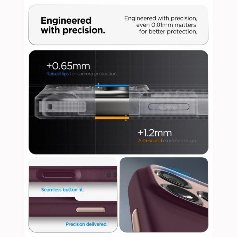 Etui Spigen Nano Pop MagSafe na iPhone 18 Pro Max / 17 Pro Max - dark cherry