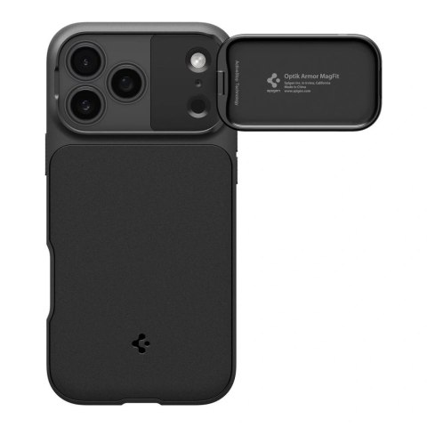 Etui Spigen Optik Armor MagSafe na iPhone 18 Pro / 17 Pro - czarne