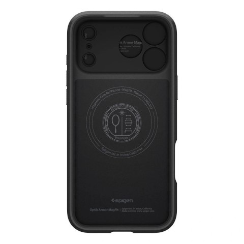 Etui Spigen Optik Armor MagSafe na iPhone 18 Pro / 17 Pro - czarne