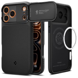 Etui Spigen Optik Armor MagSafe na iPhone 18 Pro Max / 17 Pro Max - czarne