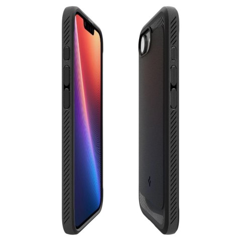Etui Spigen Rugged Armor MagSafe na iPhone 16e / 17e- czarne
