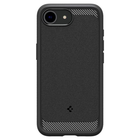Etui Spigen Rugged Armor MagSafe na iPhone 16e / 17e- czarne
