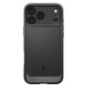 Etui Spigen Rugged Armor MagSafe na iPhone 18 Pro / 17 Pro - czarne matowe