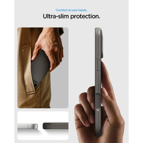 Etui Spigen Thin Fit MagSafe na iPhone 18 Pro / 17 Pro - czarne