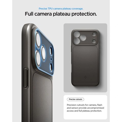 Etui Spigen Thin Fit MagSafe na iPhone 18 Pro / 17 Pro - czarne