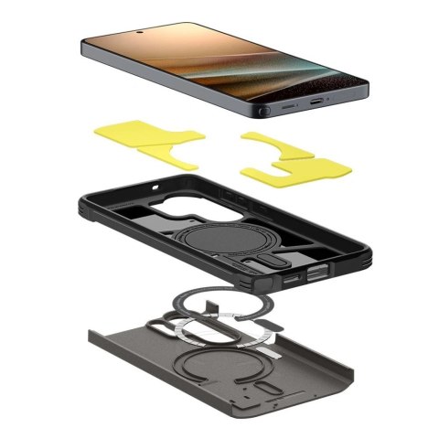 Etui Spigen Tough Armor Mag MagSafe na Samsung Galaxy S26 Ultra - szare