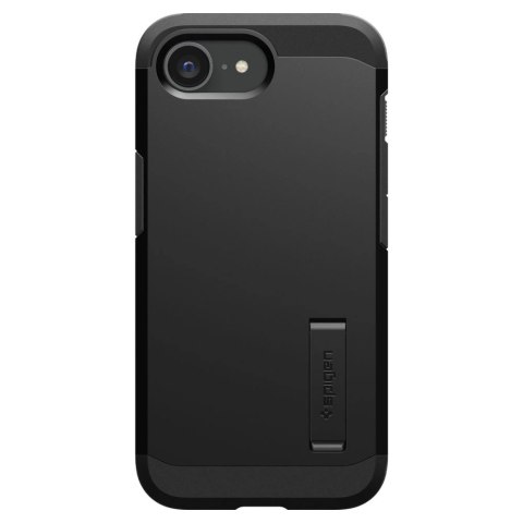 Etui Spigen Tough Armor z MagSafe na iPhone 16e / 17e z podstawką - czarne