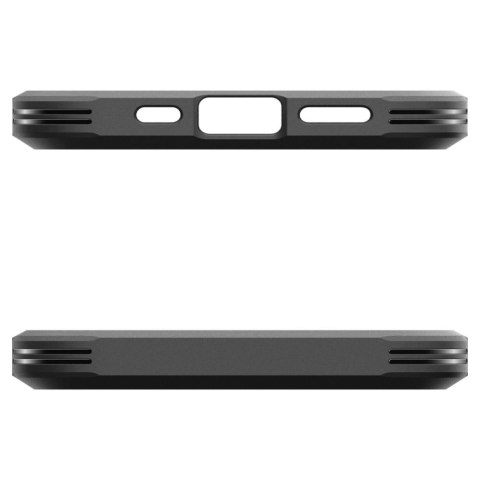 Etui Spigen Tough Armor z MagSafe na iPhone 16e / 17e z podstawką - czarne