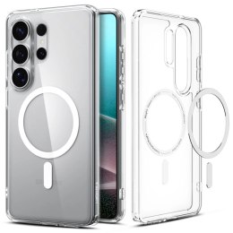 Etui Spigen Ultra Hybrid Mag MagSafe na Samsung Galaxy S26 Ultra - przezroczysto-białe