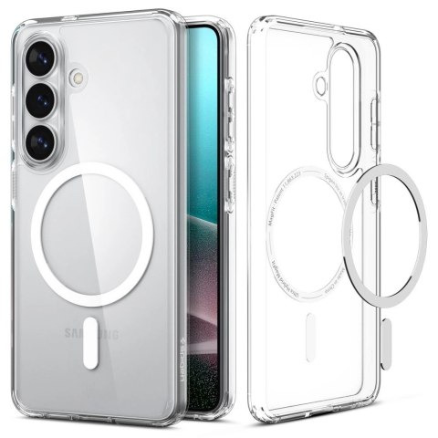 Etui Spigen Ultra Hybrid Mag MagSafe na Samsung Galaxy S26 - przezroczysto-białe