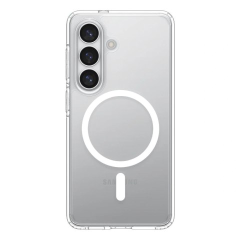 Etui Spigen Ultra Hybrid Mag MagSafe na Samsung Galaxy S26 - przezroczysto-białe