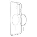 Etui Spigen Ultra Hybrid Mag MagSafe na Samsung Galaxy S26+ - przezroczysto-białe