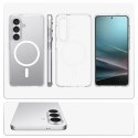 Etui Spigen Ultra Hybrid Mag MagSafe na Samsung Galaxy S26+ - przezroczysto-białe