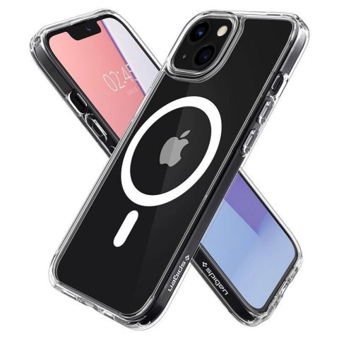 Etui Spigen Ultra Hybrid Mag z MagSafe na iPhone 13 - białe