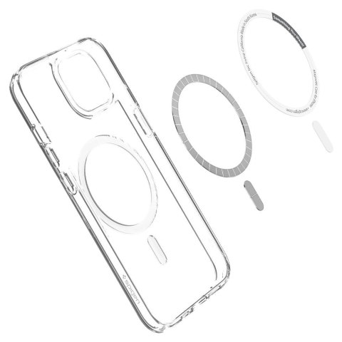 Etui Spigen Ultra Hybrid Mag z MagSafe na iPhone 13 - białe