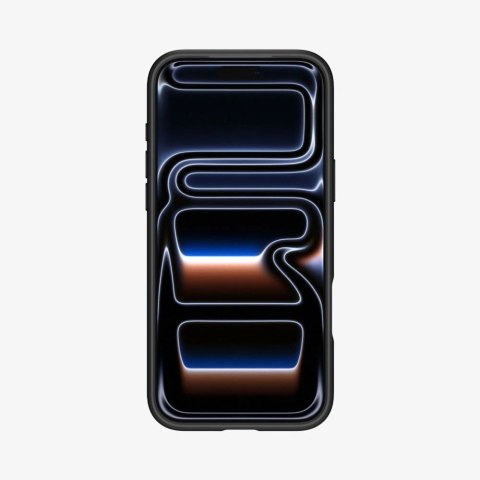 Etui Spigen Ultra Hybrid MagSafe na iPhone 17 Pro - czarno-pomarańczowy
