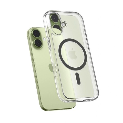 Etui Spigen Ultra Hybrid MagSafe na iPhone 17 - przezroczysto-szare