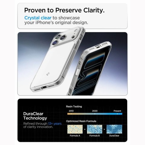 Etui Spigen Ultra Hybrid MagSafe na iPhone 18 Pro / 17 Pro - białe