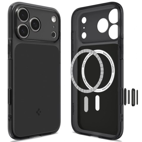 Etui Spigen Ultra Hybrid MagSafe na iPhone 18 Pro / 17 Pro - czarne matowe