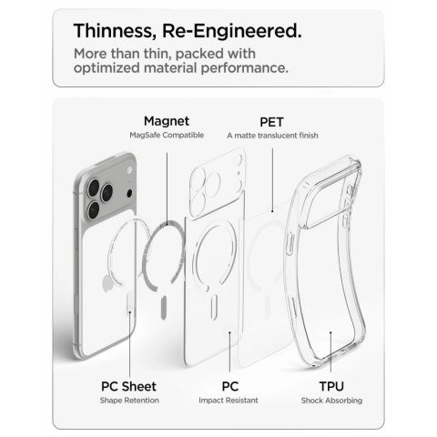 Etui Spigen Ultra Hybrid MagSafe na iPhone 18 Pro Max / 17 Pro Max - frost white