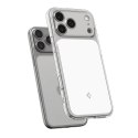 Etui Spigen Ultra Hybrid "T" MagSafe na iPhone 17 Pro Max - przezroczysto-białe