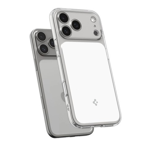 Etui Spigen Ultra Hybrid "T" MagSafe na iPhone 17 Pro Max - przezroczysto-białe