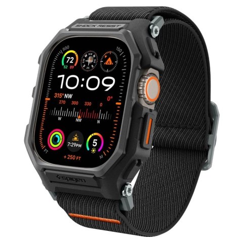 Etui z paskiem Spigen Lite Fit Pro na Apple Watch Ultra 49 mm - czarny mat
