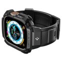 Etui z paskiem Spigen Rugged Armor Pro na Apple Watch Ultra 49 mm - czarne