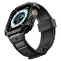 Etui z paskiem Spigen Rugged Armor Pro na Apple Watch Ultra 49 mm - czarne