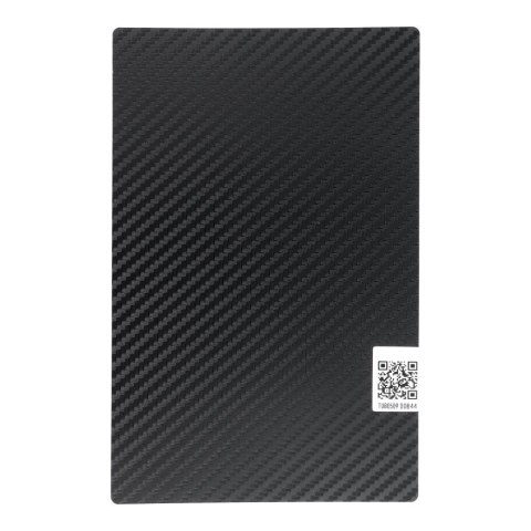 Folia do cięcia do plotera na tył telefonu 180 x 120 mm 10 sztuk - carbon