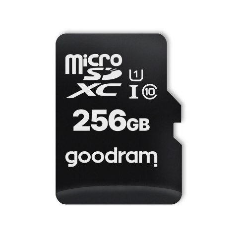 GOODRAM karta pamięci microSD 256GB 100MB/s class 10 UHS I z adapterem SD