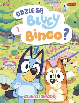 Gdzie są Bluey i Bingo? Szukaj i znajdź