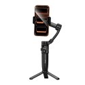 Gimbal z 3-osiową stabilizacją z pilotem bezprzewodowym Hoco K91 czarny