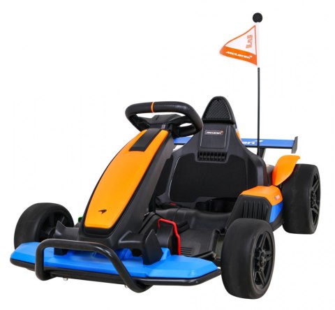 Gokart McLaren Drift na akumulator dla dzieci + Funkcja driftu + Sportowe siedzenie + Światła LED + Wolny Start + EVA