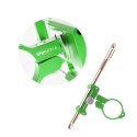 GUB uchwyt rowerowy na kierownicę G85 Aluminium zielony