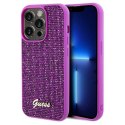 GUESS futerał do IPHONE 14 Pro Max GUHCP14XPMSDGSF (Disco Script Metal) fuksja