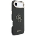 GUESS futerał do IPHONE 17 Air GUHCP17M5PS4RGGK (PU FW Resin Logo) czarny