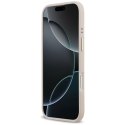 GUESS futerał do IPHONE 17 Air kompatybilny z MagSafe GUHMP17MP4GRMDEP (PU W/ 4G Strass Logo) różowy