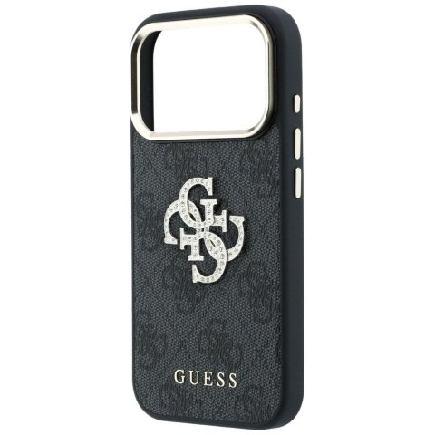 GUESS futerał do IPHONE 18 Pro /17 Pro (Big Strass Logo 4G) brązowy