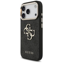 GUESS futerał do IPHONE 18 Pro / 17 Pro GUE005483 (PU W/ Big 4G Classic Logo) czarny złoty