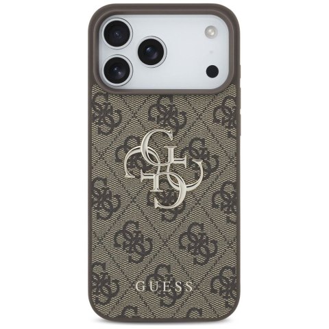 GUESS futerał do IPHONE 18 Pro / 17 Pro GUE005601 (4G PU Big Logo) brązowy