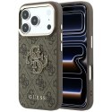 GUESS futerał do IPHONE 18 Pro Max/17 Pro Max (Big Resin Logo 4G) brązowy