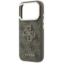 GUESS futerał do IPHONE 18 Pro Max/17 Pro Max (Big Resin Logo 4G) brązowy