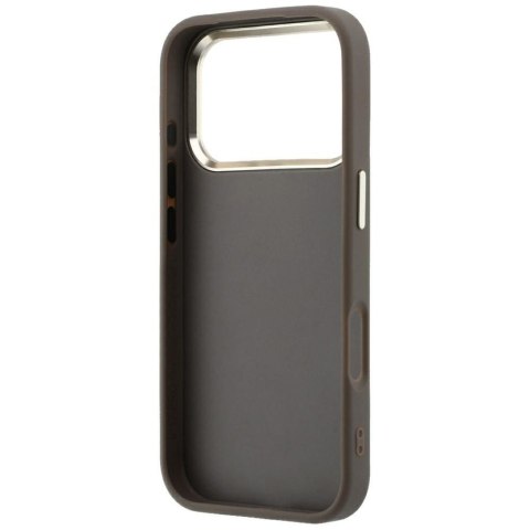 GUESS futerał do IPHONE 18 Pro Max/17 Pro Max (Big Strass Logo 4G) brązowy