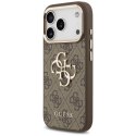 GUESS futerał do IPHONE 18 Pro Max / 17 Pro Max GUE005488 (PU W/ Big 4G Classic Logo) brązowy złoty