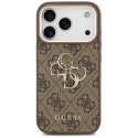GUESS futerał do IPHONE 18 Pro Max / 17 Pro Max GUE005488 (PU W/ Big 4G Classic Logo) brązowy złoty