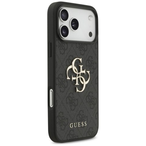 GUESS futerał do IPHONE 18 Pro Max / 17 Pro Max GUE005524 (4G PU Big Logo) czarny