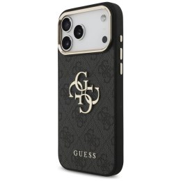 GUESS futerał do IPHONE 18 Pro Max / 17 Pro Max GUE005594 (PU W/ Big 4G Classic Logo) czarny złoty